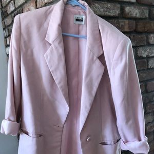 Vintage 90’s blush pink blazer